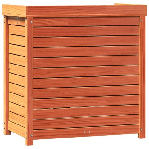 STOLIK OGRODNICZY Z PÓŁKAMI BRĄZOWY 82,5X50X86,5CM SOSNA