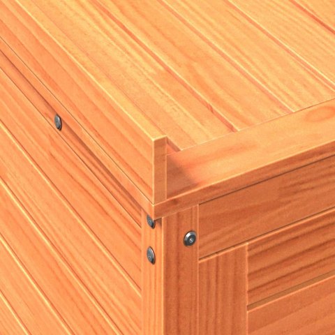 STOLIK OGRODNICZY Z PÓŁKAMI BRĄZOWY 82,5X50X86,5CM SOSNA