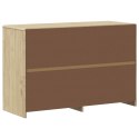 SZAFKA Z SZUFLADAMI SAUDA 111X43X73,5CM LITE DREWNO SOSNOWE