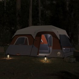 NAMIOT KEMPINGOWY Z LED SZARO-POMARAŃCZOWY 441X288X217CM