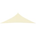 ŻAGIEL PRZECIWSŁONECZNY OGRODOWY WODOODPORNY MARKIZA TARAS TRÓJKĄTNY 2,5X2,5X3,5M KREM
