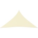 ŻAGIEL PRZECIWSŁONECZNY OGRODOWY WODOODPORNY MARKIZA TARAS TRÓJKĄTNY 4X5X5M KREMOWY
