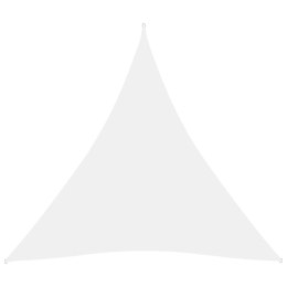 ŻAGIEL PRZECIWSŁONECZNY OGRODOWY WODOODPORNY MARKIZA TARAS TRÓJKĄT 3X3X3M BIAŁY