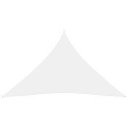 ŻAGIEL PRZECIWSŁONECZNY OGRODOWY WODOODPORNY MARKIZA TARAS TRÓJKĄT 3X3X3M BIAŁY