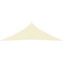 ŻAGIEL PRZECIWSŁONECZNY OGRODOWY WODOODPORNY MARKIZA TARAS TRÓJKĄT 3X3X4,24M KREMOWY