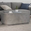 STOLIK KAWOWY Z OŚWIETLENIEM LED SZAROŚĆ BETONU 90X50X40CM