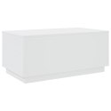 STOLIK KAWOWY Z OŚWIETLENIEM LED BIAŁY 90X50X40CM
