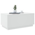STOLIK KAWOWY Z OŚWIETLENIEM LED BIAŁY 90X50X40CM