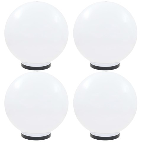 LAMPY OGRODOWE LED 4 SZT. KULISTE 40CM PMMA