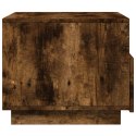 STOLIK KAWOWY Z LED PRZYDYMIONY DĄB 50X49X40CM