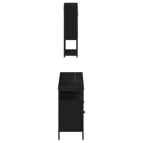 3-CZ ZESTAW MEBLI ŁAZIENKOWYCH CZARNY