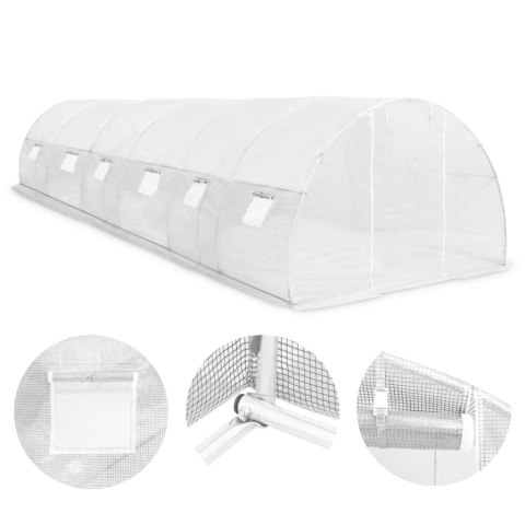 SZKLARNIA OGRODOWA 27M² 900X300X200CM