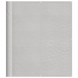 PARAWAN BALKONOWY JASNOSZARY 120X600CM WODOODPORNY