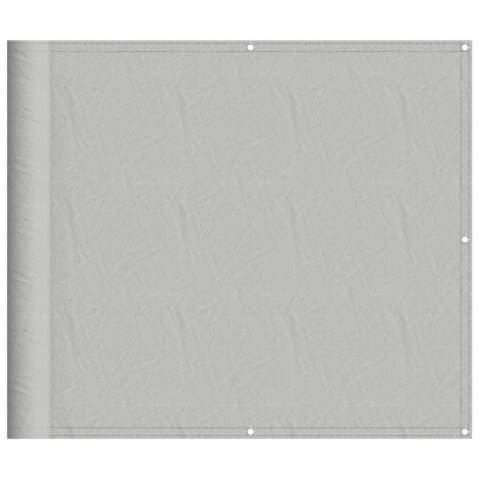 PARAWAN BALKONOWY JASNOSZARY 90X300CM WODOODPORNY