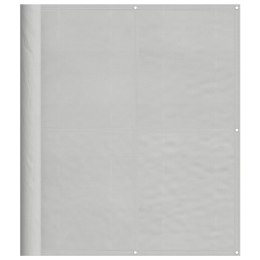 PARAWAN BALKONOWY JASNOSZARY 120X300CM WODOODPORNY