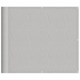 PARAWAN BALKONOWY JASNOSZARY 90X500CM WODOODPORNY