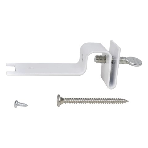 SOLARNE LAMPY OGRODZENIOWE LED 12 SZT. BIAŁE