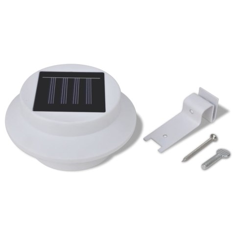 OGRODOWE LAMPY SOLARNE 6 SZT. BIAŁE