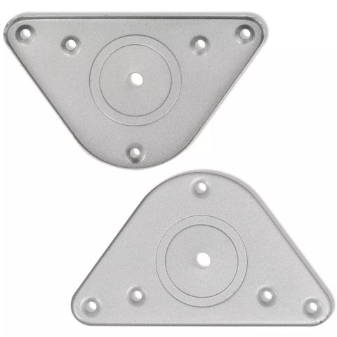 4 NOGI DO STOŁU Z REGULACJĄ WYSOKOŚCI 1100MM NIKIEL MATOWY