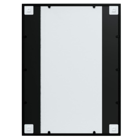 LUSTRA ŚCIENNE 2 SZT. CZARNA RAMA 80X 60CM METAL