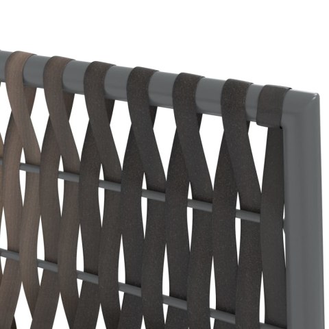 7-CZ. ZESTAW MEBLI OGRODOWYCH Z PODUSZKAMI POLIRATTAN I STAL