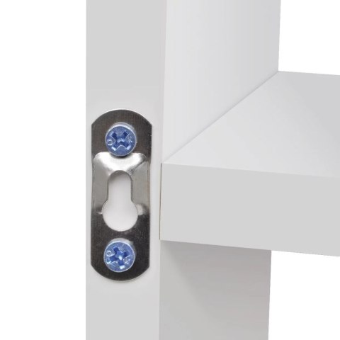 WISZĄCA PÓŁKA Z 8 PRZEGRODAMI BIAŁA