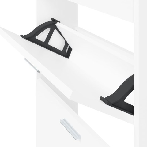 SZAFKA NA BUTY BIAŁY 59X17X108CM