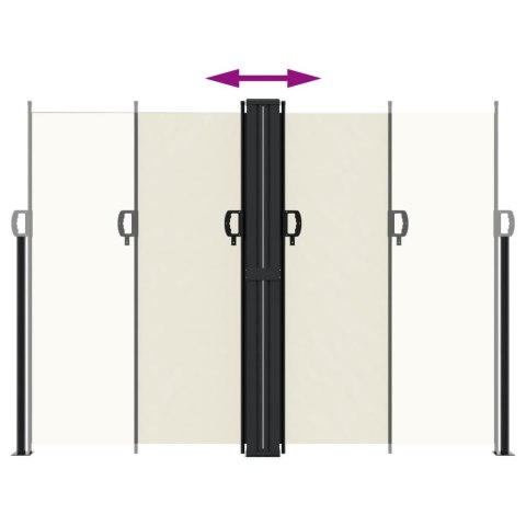 ZWIJANA MARKIZA BOCZNA NA TARAS KREMOWA 180X 600CM