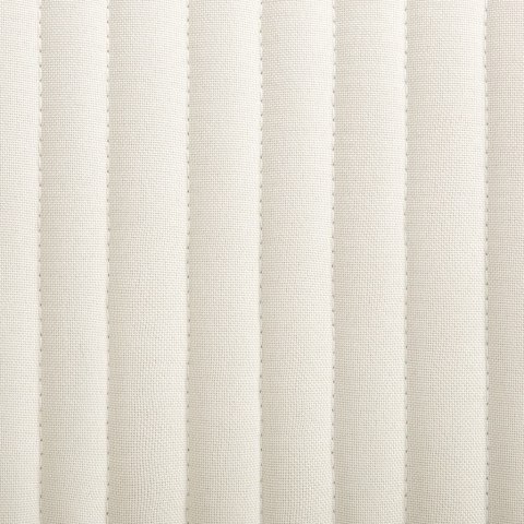 KRZESŁA DO JADALNI 6 SZT. KREMOWE TAPICEROWANE TKANINĄ