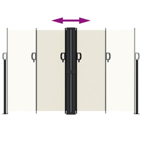 ZWIJANA MARKIZA BOCZNA KREMOWA 160X 600CM