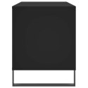 SZAFKA NA PŁYTY WINYLOWE CZARNA 100X38X48CM