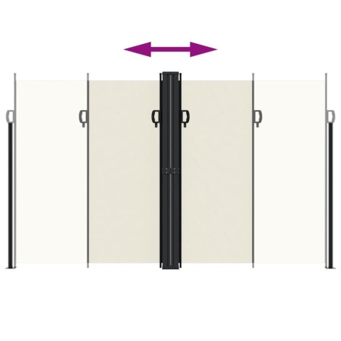 ZWIJANA MARKIZA BOCZNA KREMOWA 200X 600CM