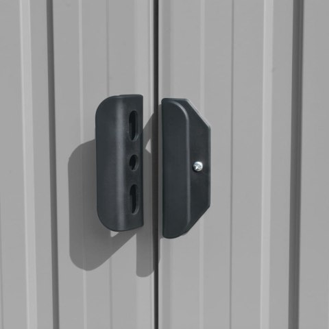 SZOPA OGRODOWA 257X489X181CM METAL SZARA