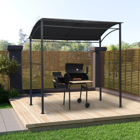 ALTANKA NAD GRILL 215X150X220CM ANTRACYTOWA STAL