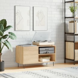 SZAFKA NA PŁYTY WINYLOWE DĄB SONOMA 85X38X48CM