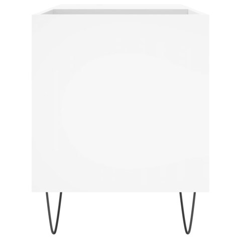 SZAFKA NA PŁYTY WINYLOWE BIAŁA 85X38X48CM