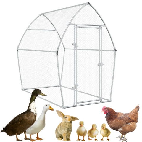 KLATKA DLA KRÓLIKA KRÓLIKÓW KACZEK KUR GĘSI 200X105X182CM STAL GALWANIZOWANA