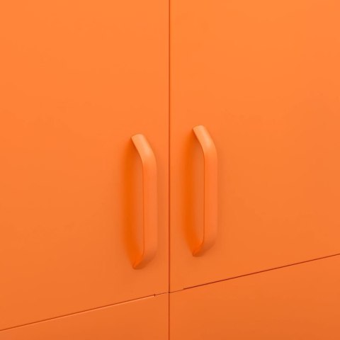 SZAFA POMARAŃCZOWA 90X50X180CM STALOWA