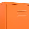 SZAFA POMARAŃCZOWA 90X50X180CM STALOWA
