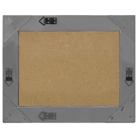 LUSTRO ŚCIENNE W STYLU BAROKOWYM 60X40CM CZARNE