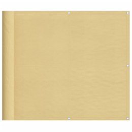 PARAWAN BALKONOWY OSŁONA OGRODOWA TARASOWA PIASKOWY 90X400CM WODOODPORNY