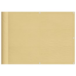 PARAWAN BALKONOWY PIASKOWY 75X600CM WODOODPORNY