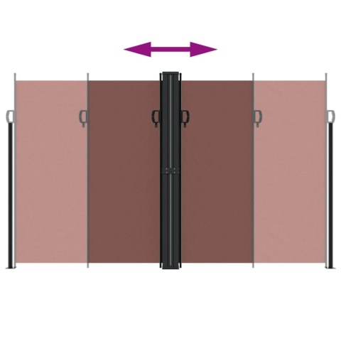 ZWIJANA MARKIZA BOCZNA BRĄZOWA 200X 1000CM