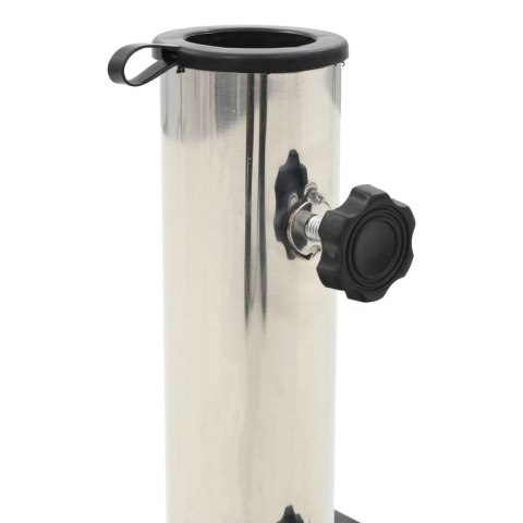 KWADRATOWA PODSTAWA POD PARASOL GRANITOWA 28,5KG CZARNA