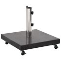 PODSTAWA POD PARASOL GRANITOWA 30KG KWADRATOWA CZARNA