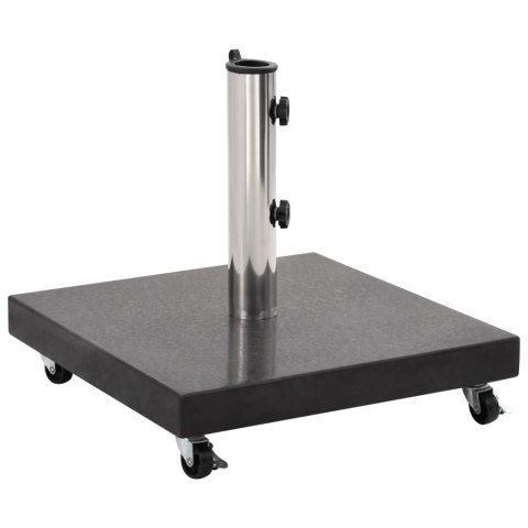 PODSTAWA POD PARASOL GRANITOWA 30KG KWADRATOWA CZARNA