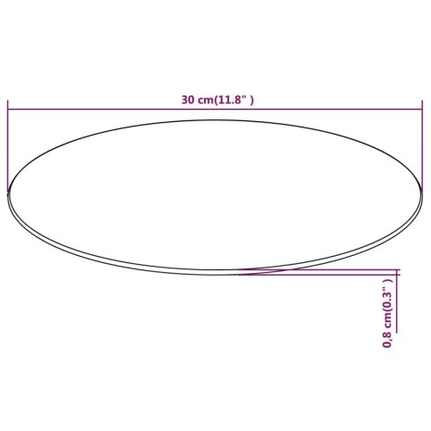 BLAT STOŁU SZKLANY OKRĄGŁY 300MM