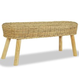 ŁAWKA DO PRZEDPOKOJU NATURALNY RATTAN 110X35X45CM