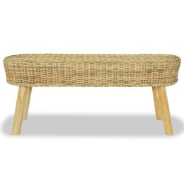 ŁAWKA DO PRZEDPOKOJU NATURALNY RATTAN 110X35X45CM