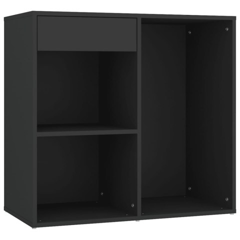 TOALETKA Z OŚWIETLENIEM LED I SZAFKĄ CZARNA